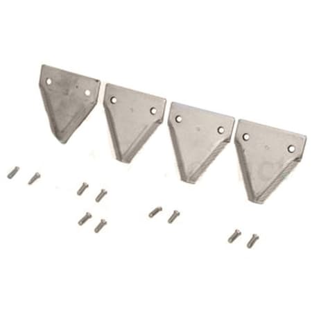 Aftermarket New 12 Gauge Serrated Chrome Top Sickle Section Fits John Deere Combine 711-003